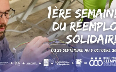Les Chantiers Valoristes participent à la Semaine du Réemploi Solidaire !