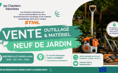 🌿 Vente exceptionnelle d’outillage & matériel de jardin à Chambéry