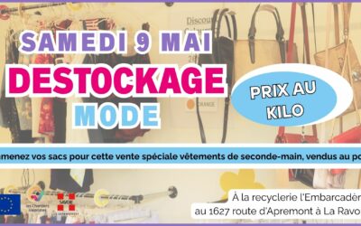 🛍️ Vente au kilo au rayon mode à l’Embarcadère