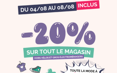 LES BONNES AFFAIRES DE L’ÉTÉ DANS NOS RECYCLERIES !